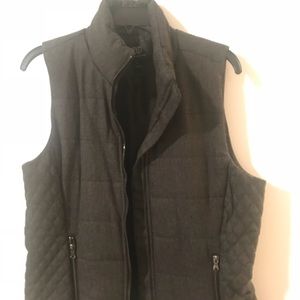 Grey Puffer Vest